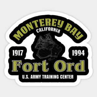 Fort Ord Monterey Bay Sticker